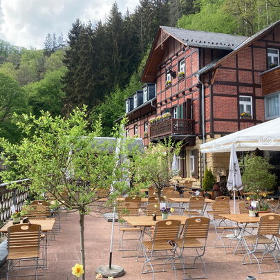 Aussenansicht Forsthaus Kirnitzschtal