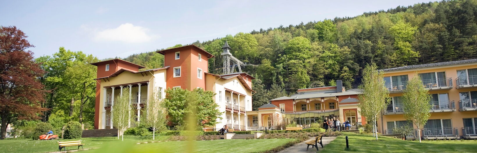 Hausansicht des Parkhotels Bad Schandau