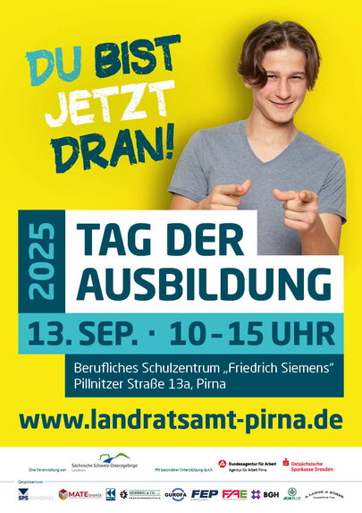 Komm zum Tag der Ausbildung am 13. September 2025 nach Pirna