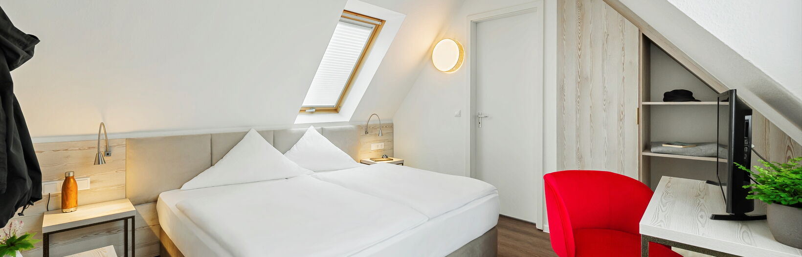 Doppelzimmer im Dachgeschoss Forsthaus Kirnitzschtal