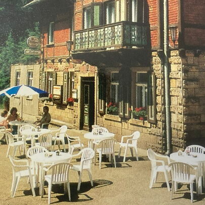 Historische Aufnahme vom Forsthaus Kirnitzschtal