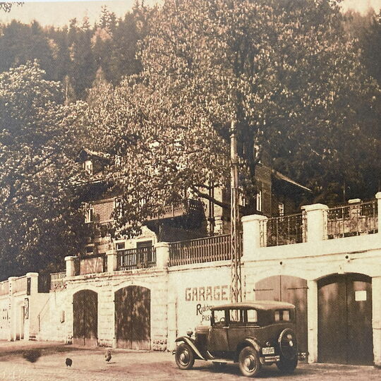 Historische Aufnahme vom Forsthaus Kirnitzschtal