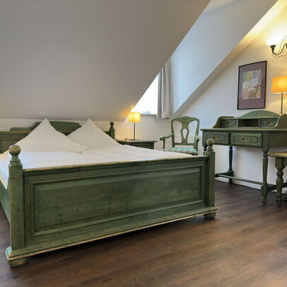 Doppelzimmer im Dachgeschoss Forsthaus Kirnitzschtal