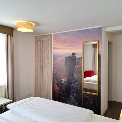 Doppelzimmer Comfort Forsthaus Kirnitzschtal