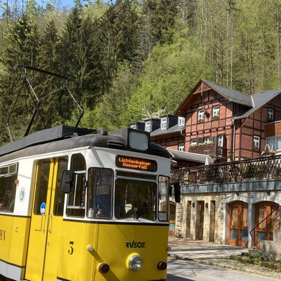 Außenansicht Forsthaus Kirnitzschtal