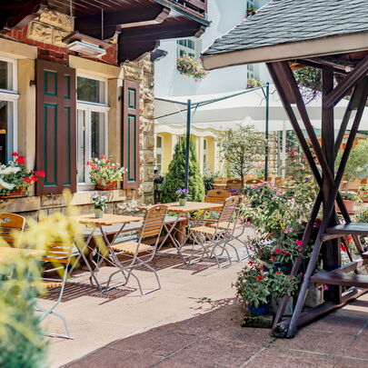 Terrasse in Forsthaus Kirnitzschtal Pura